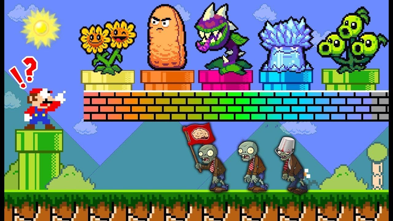 If Mario Can Buy All Plants Would be OP and Becomes Strongest in Super Mario Bros? | Good Mario