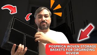 Posprica Woven Storage Baskets Review: Sleek Organization for Every Space