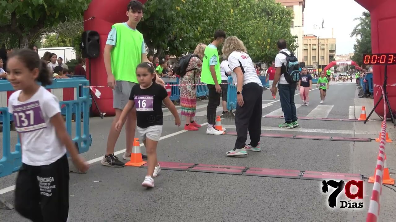 XIV Milla Urbana Alhama de Murcia 2022 Prebenjamín 1º curso YouTube