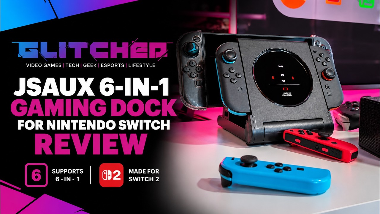 JSAUX 6-in-1 Gaming Dock For Nintendo Switch Review - YouTube