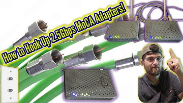 How to Hook Up 2.5Gbps MoCA Adapters for Blazing Fast Internet!