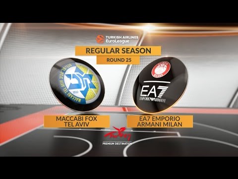 Highlights: Maccabi FOX Tel Aviv-EA7 Emporio Armani Milan
