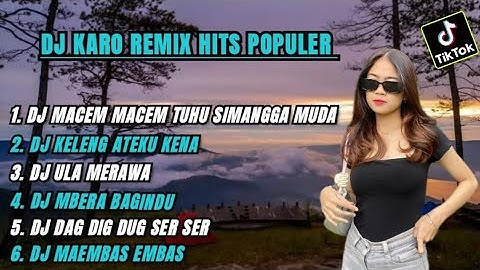 DJ KARO HITS POPULER || DJ LAGU KARO REMIX POPULER 2025