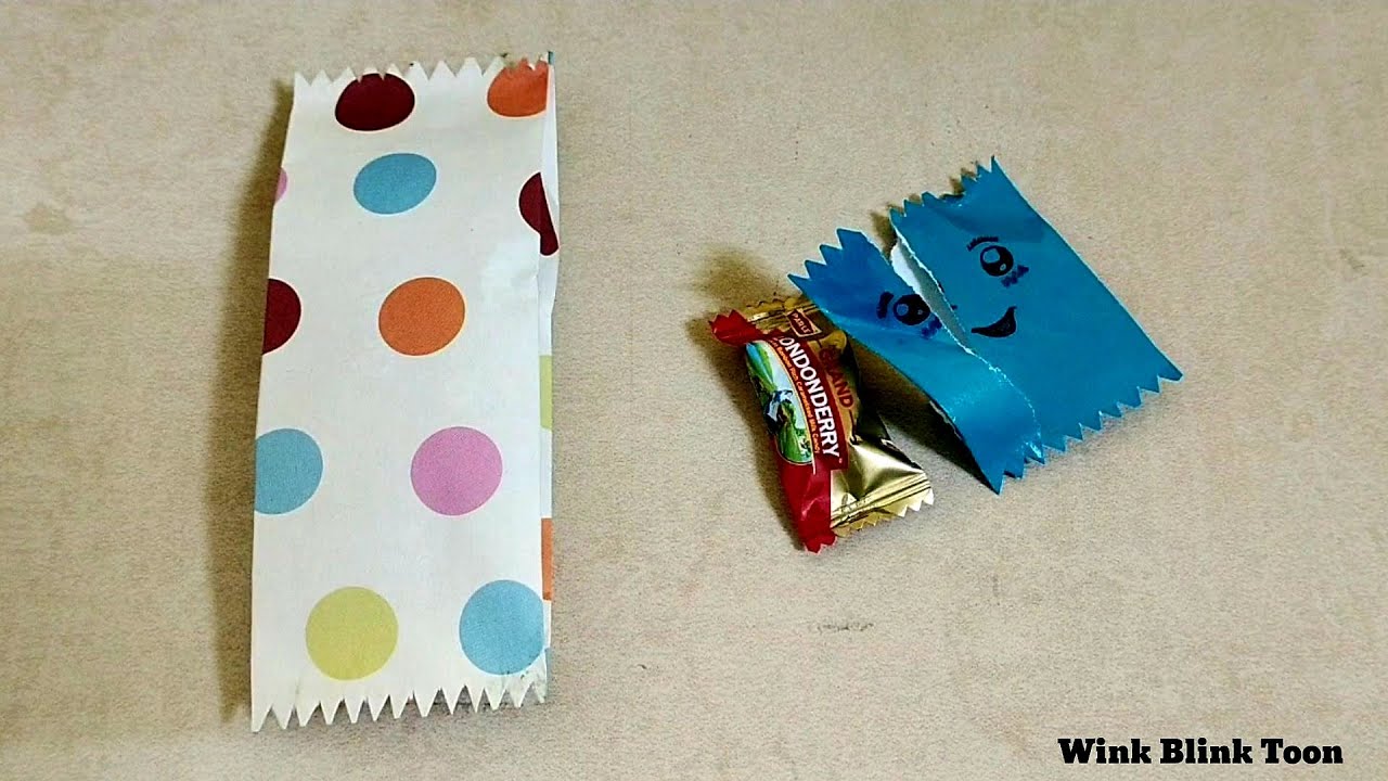 DIY Diwali Paper Candy Wrappers | DIY Paper Gift Ideas | Dipawali Gift Idea 