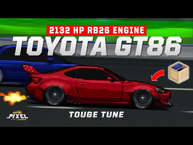 PIXEL CAR RACER - TOYOTA GT86 TOUGE TUNE *2132 HP* RB26 ENGINE