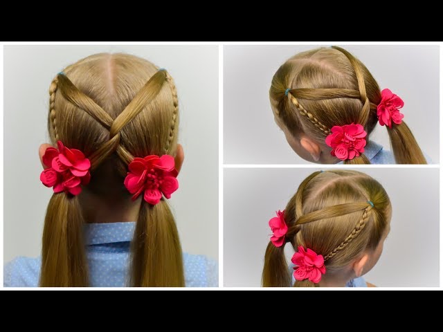 10 cute 1-MINUTE hairstyles for busy morning! Quick & Easy