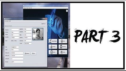Employee Payroll Management System Using Java Netbeans -Part 3- Login System + Sqlite database