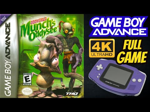 Oddworld: Munch's Oddysee [GBA] Longplay Walkthrough Playthrough FULL GAME [4K60ᶠᵖˢ UHD🔴]