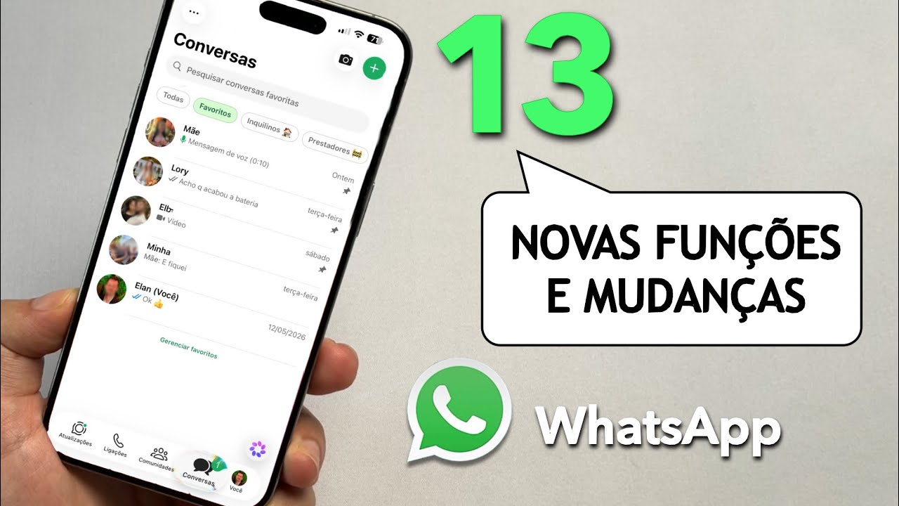 13 Novidades e Mudanças que chegaram no WhatsApp 💬 este Ano (2026 ...