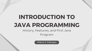 Celebrity CC102 Introduction to Java Programming / Tagalog tutorial Profile