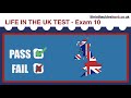 🇬🇧 Life in the UK Test Web Exams 1 to 15 - EXAM 10 🇬🇧