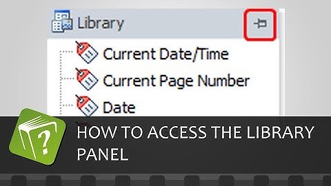 How to access the library panel (Step-by-step guide)