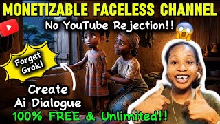 Create Monetizable Ai Dialogue Videos for 100% Free & Unlimited! 😱