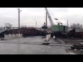 Сход с рельс грузового поезда город Луганск 20.01.2014
