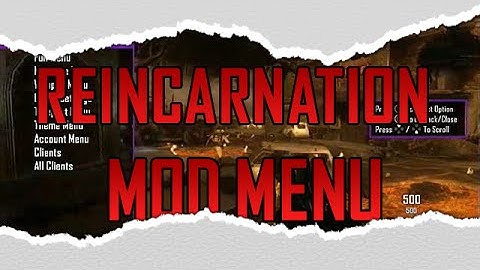 Black Ops 2 Reincarnation Zombies Mod Menu SPRX No RTM/RTE (Download)