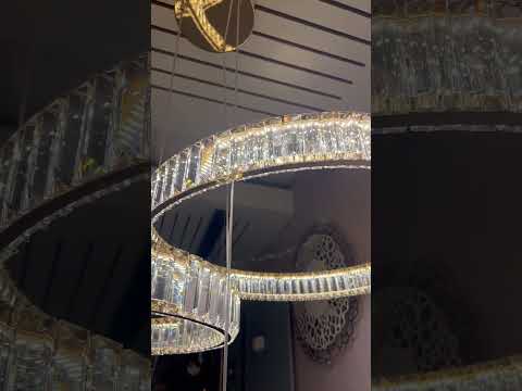 Подвесной светодиодный светильник Odeon Light Vekia в золотом цвете