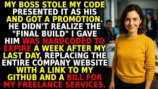 My Boss Stole My Code—So I Took Down the Whole Company Website 💻 | #OfficeRevenge