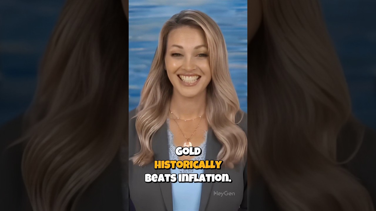 rewrite this title in 20 words or less (do not provide multiple options): Gold Historically Beats Inflation | Secure Your Retirement with Gold IRA guide 👇 #goldira