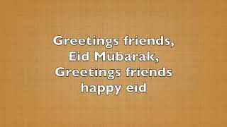 Greetings Friends, Eid Mubarak - children's song