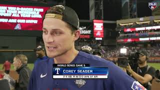 Corey Seager talks World Series Win