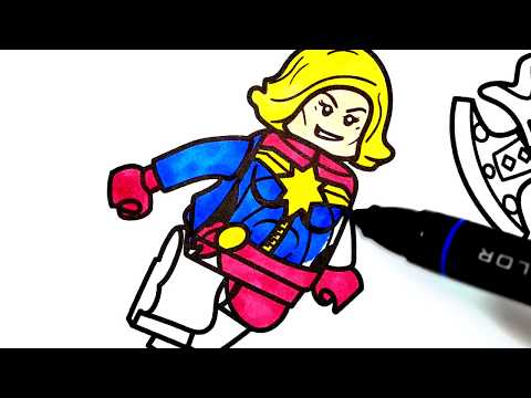 lego aquaman superheroes coloring page  youtube