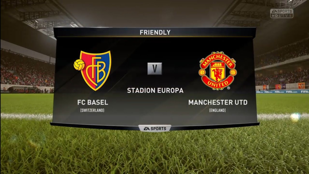 FIFA 18 | World Class | Friendly | FC Basel v Manchester Utd | Stadion Europa