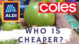 I shopped at ALDI and compared prices to Coles | MY HONEST REVIEW