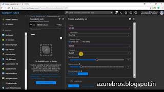 How to Create an Availability Set on New Azure Portal - ARM 2018