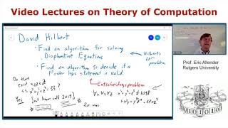 ToC More on Turing Machines 3 The Church Turing Thesis