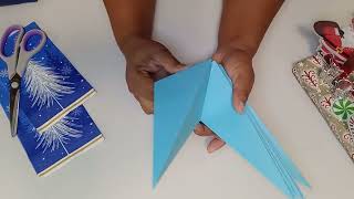 3D Star Ornament Paper Christmas Star vlogmas 2023