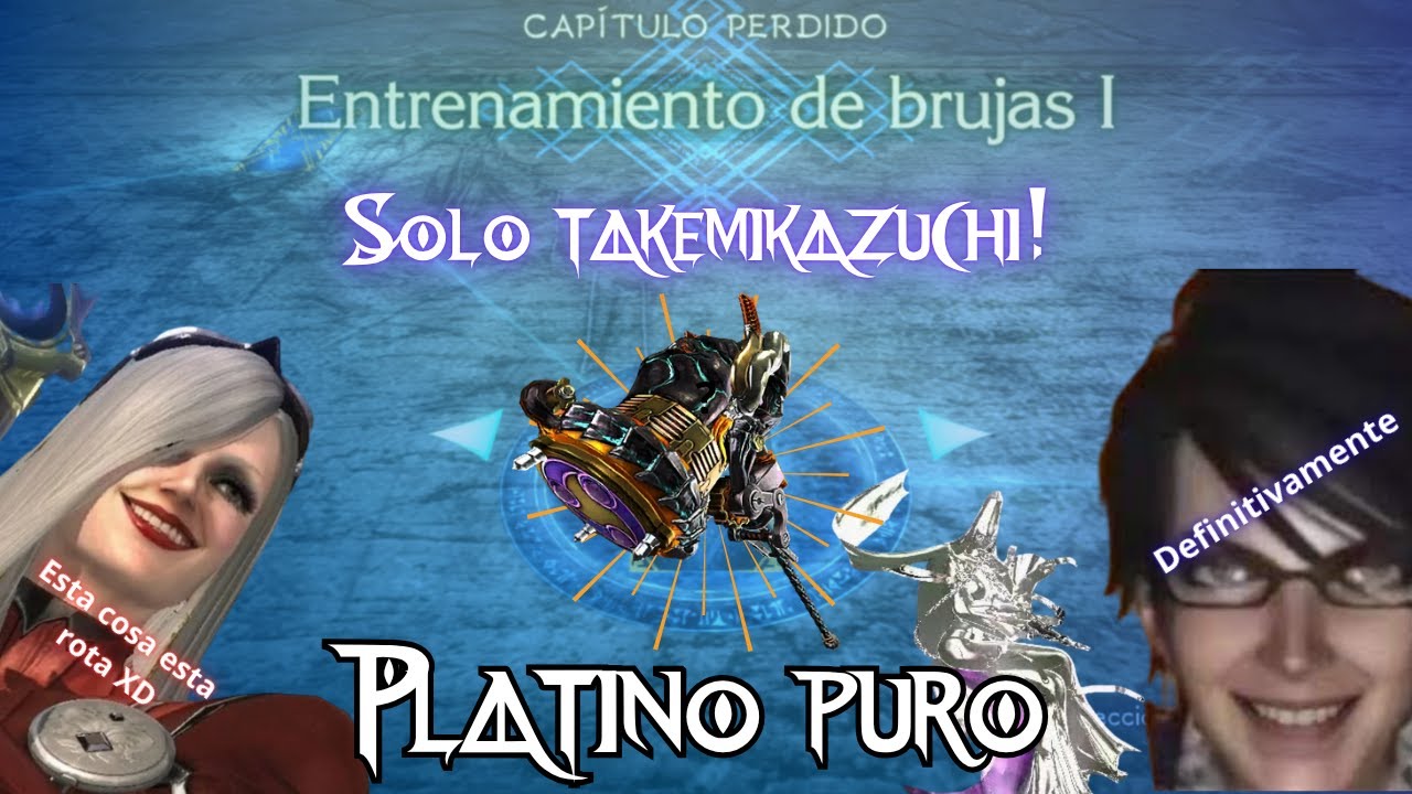 Bayonetta 2: capitulo perdido 1 | Platino Puro SOLO Takemikazuchi