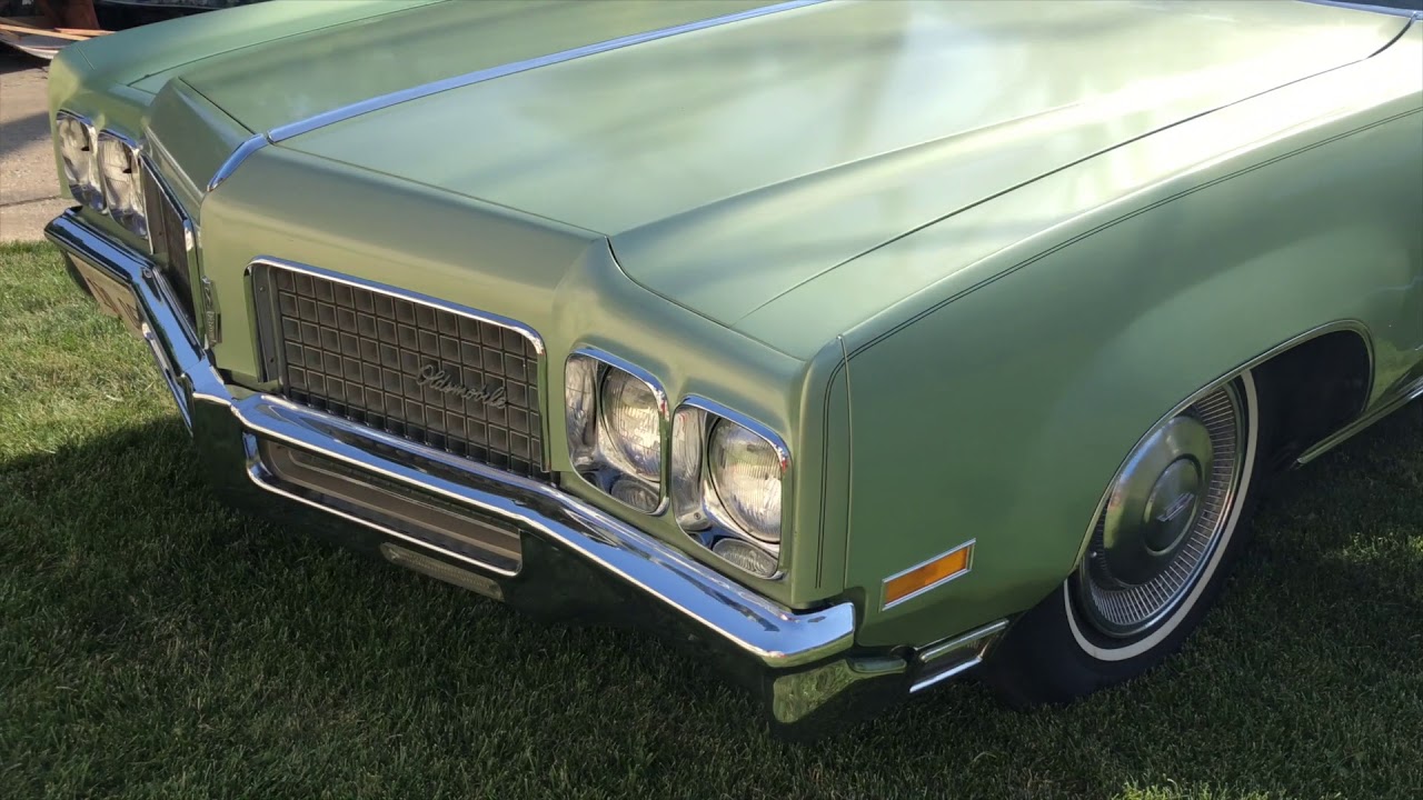 1970 Oldsmobile 98 LS - quick tour + startup