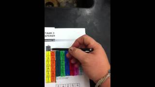 Periodic table folding