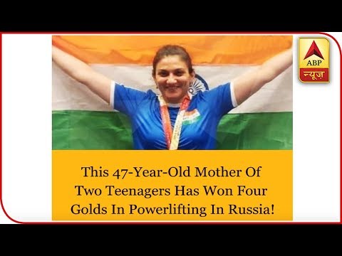 This 47-Year-Old Mother Of Two Teenagers Has Won Four Golds In Powerlifting In Russia