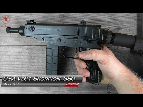 CSA Czechpoint USA Vz 61 Skorpion 380 Tabletop Review and Field Strip
