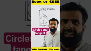 Circle & Tangent Trick in 30 Seconds! | CBSE Class 10 Maths Short |Tangent to a Circle Made easy