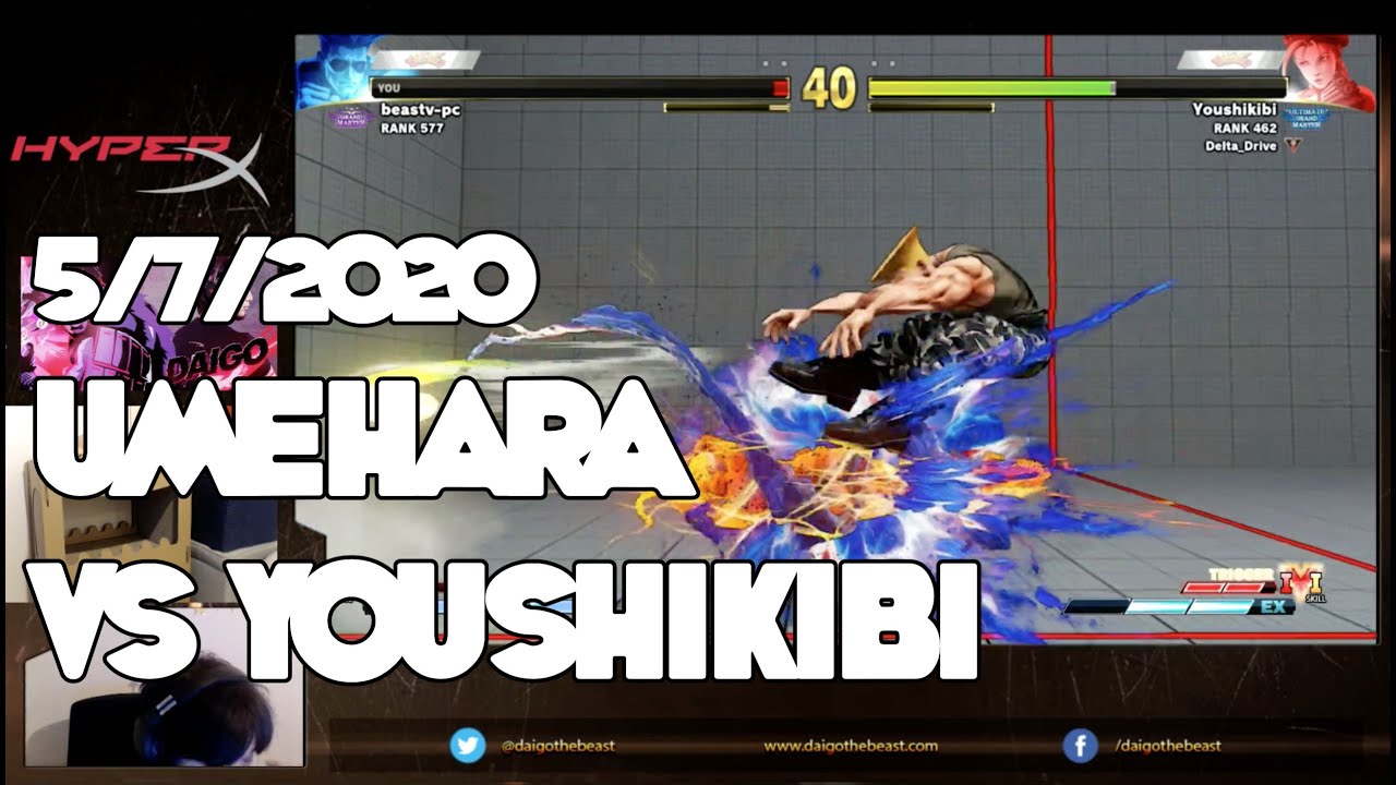 【BeasTV Highlight】 5/7/2020 Street Fighter V Umehara (Guile) vs. Youshikibi (Cammy)