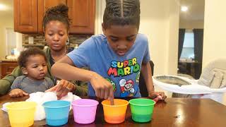 OLD VLOG: DITL motherhood activities for kids family time DIY projects #blackfamily #motherhood