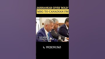 Big, Clear-Cut Message’ | EAM Jaishankar Echoes PM Modi’s Optimism in Talks with Canadian FM |