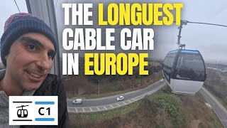 Paris C1 Cable Car: Full Tour & Real-Time Speed Test