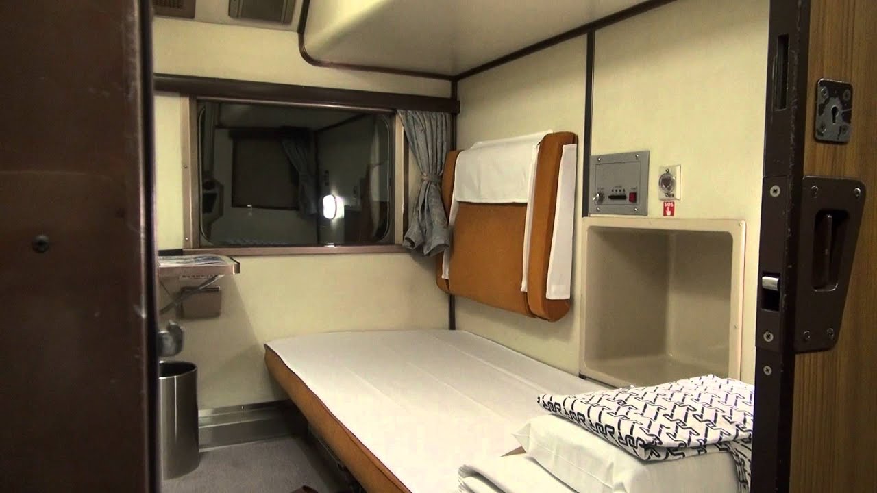 寝台特急 北斗星 B寝台ソロの様子 - YouTube