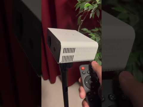 Mini Ray Projector instead of TV #miniprojector #projector #homecinema #mashle #hiddenlove
