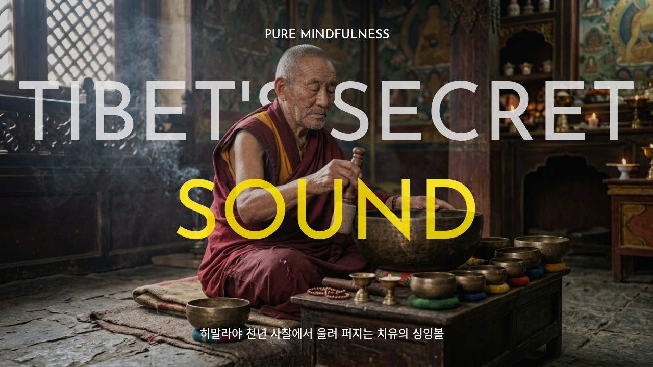 깊은 수면과 불안 해소를 위한 티벳 싱잉볼 명상음악 | 히말라야 천년 사찰에서 울려 퍼지는 치유의 싱잉볼 | Singing Bowl Meditation