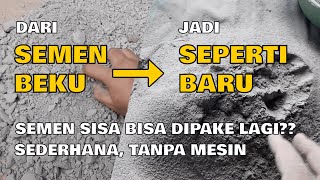Cara Sederhana Menghaluskan SEMEN SISA yang sudah MEMBEKU/MEMBATU | MUDAH BANGET !