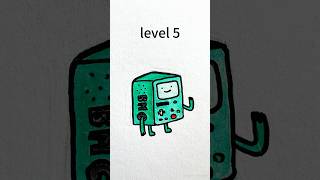 BMO level up draw #drawing #levelup #draw #cartoon #cute #art #bmo #adventuretime
