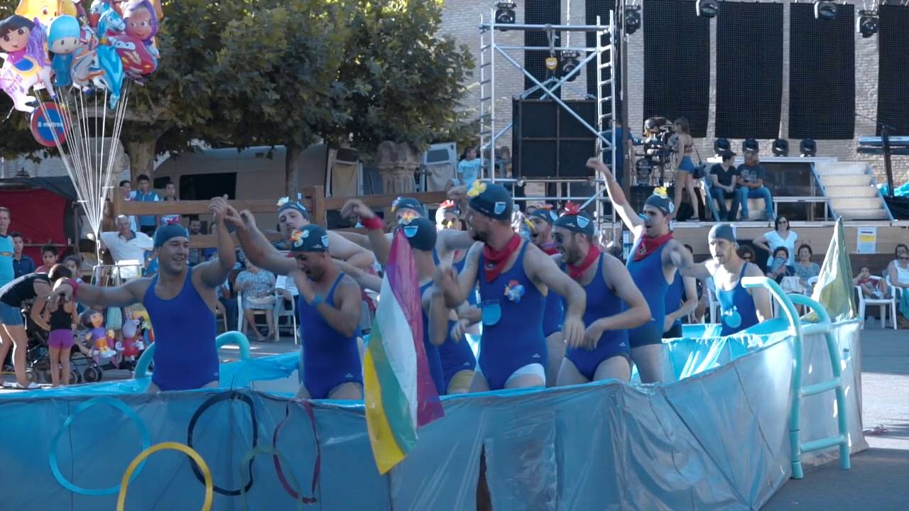 NATACIÓN SINCRONIZADA - CONCURSO DE CARROZAS - ALDEANUEVA DE EBRO