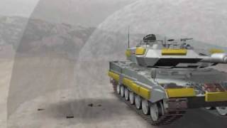 IBD Deisenroth Engineering - Leopard 2A6 Active Defence System (ADS) Simulation [480p]