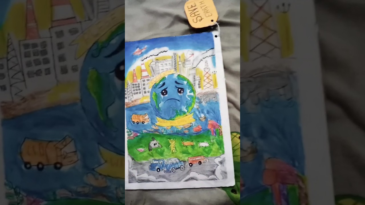 poster on save earth 