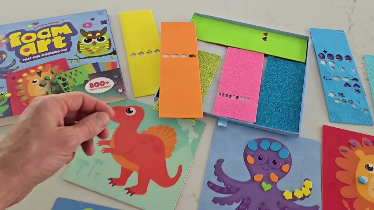 Why I LOVE the Dan&Darci Foam Sticker Art Craft for Kids
