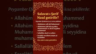 Salavat-I Şerif Nasıl Getirilir?Şfetbeniöneçıkar